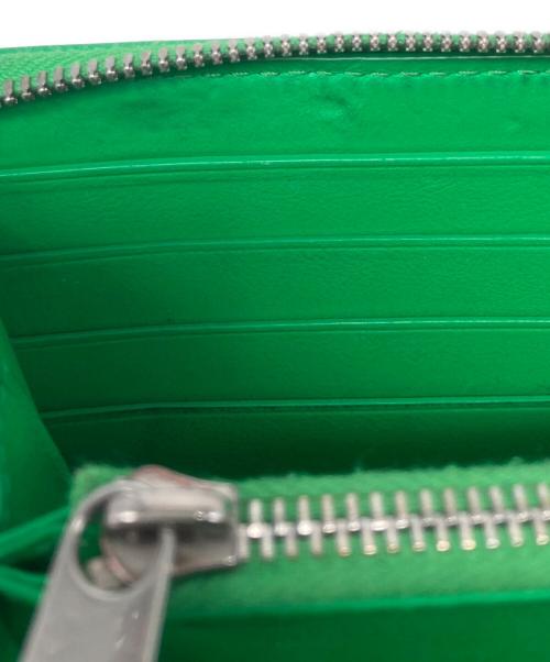 BOTTEGA VENETA（ボッテガベネタ）BOTTEGA VENETA (ボッテガベネタ) CASSETTE カセットラウンドファスナーウォレット グリーンの古着・服飾アイテム
