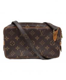 LOUIS VUITTON（ルイ ヴィトン）の古着「マルリーバンドリエール/ショルダーポーチ」｜ブラウン