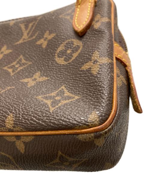 LOUIS VUITTON（ルイ ヴィトン）LOUIS VUITTON (ルイ ヴィトン) マルリーバンドリエール/ショルダーポーチ ブラウンの古着・服飾アイテム