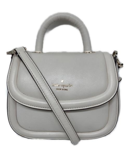 Kate Spade（ケイトスペード）Kate Spade (ケイトスペード) パフィー ミニ トップ ハンドル クロスボディ アイボリーの古着・服飾アイテム