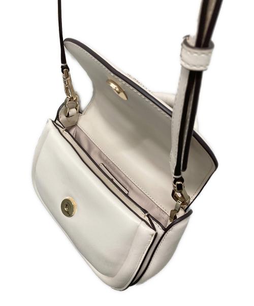 Kate Spade（ケイトスペード）Kate Spade (ケイトスペード) パフィー ミニ トップ ハンドル クロスボディ アイボリーの古着・服飾アイテム