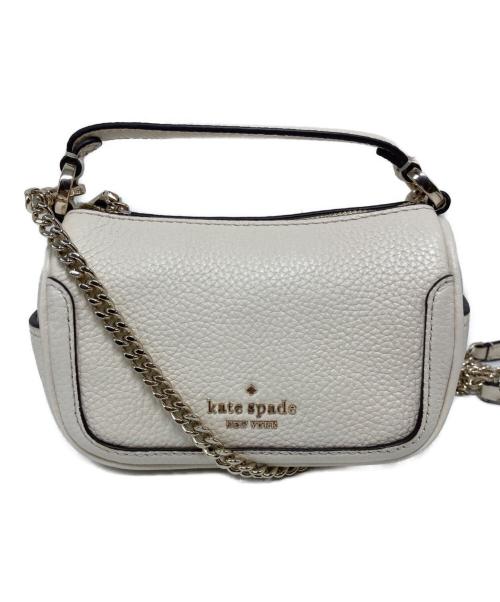 Kate Spade（ケイトスペード）Kate Spade (ケイトスペード) スムーシュ マイクロ クロスボディ アイボリーの古着・服飾アイテム
