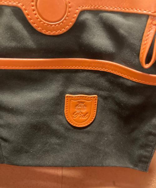 P.i.d（ピーアイディー）P.i.d (ピーアイディー) レザートートバッグ オレンジの古着・服飾アイテム