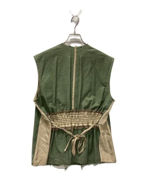 RehersalL（リハーズオール）RehersalL (リハーズオール) ファティーグシャツベスト カーキ サイズ:SIZEFREEの古着・服飾アイテム