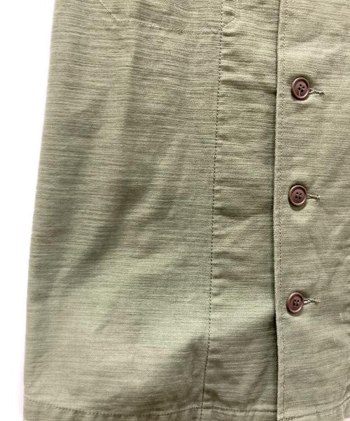RehersalL（リハーズオール）RehersalL (リハーズオール) ファティーグシャツベスト カーキ サイズ:SIZEFREEの古着・服飾アイテム