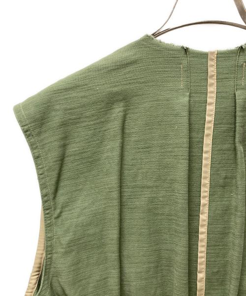 RehersalL（リハーズオール）RehersalL (リハーズオール) ファティーグシャツベスト カーキ サイズ:SIZEFREEの古着・服飾アイテム