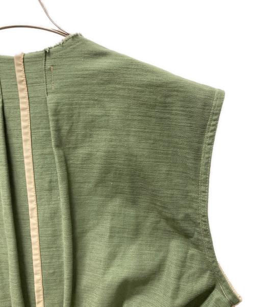 RehersalL（リハーズオール）RehersalL (リハーズオール) ファティーグシャツベスト カーキ サイズ:SIZEFREEの古着・服飾アイテム
