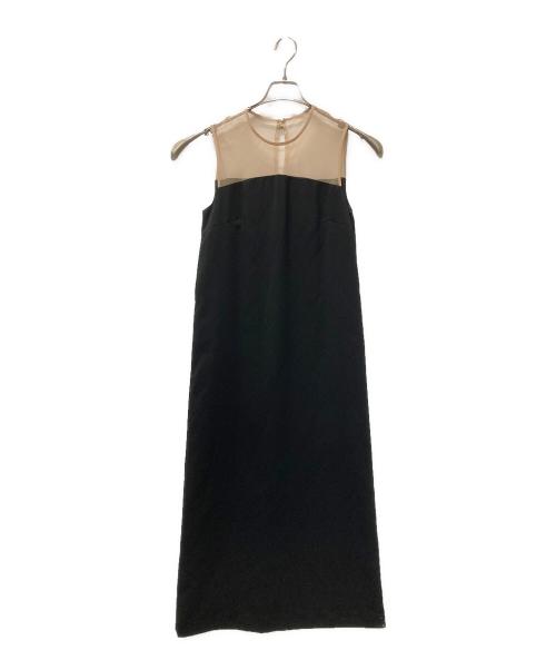 Ameri（アメリ）Ameri (アメリ) VOLUME BUSTIER LAYERED DRESS ブラック サイズ:Sの古着・服飾アイテム