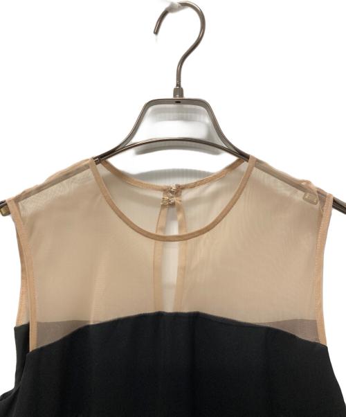 Ameri（アメリ）Ameri (アメリ) VOLUME BUSTIER LAYERED DRESS ブラック サイズ:Sの古着・服飾アイテム