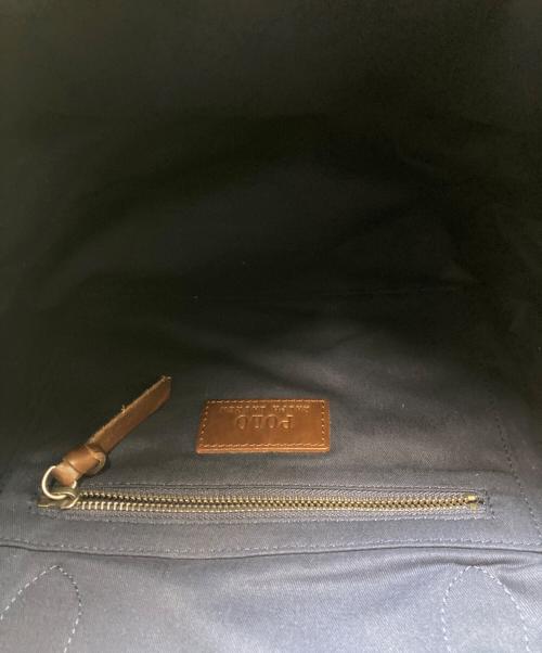 POLO RALPH LAUREN（ポロ・ラルフローレン）POLO RALPH LAUREN (ポロ・ラルフローレン) ポロベアキャンバストートバッグ ネイビーの古着・服飾アイテム