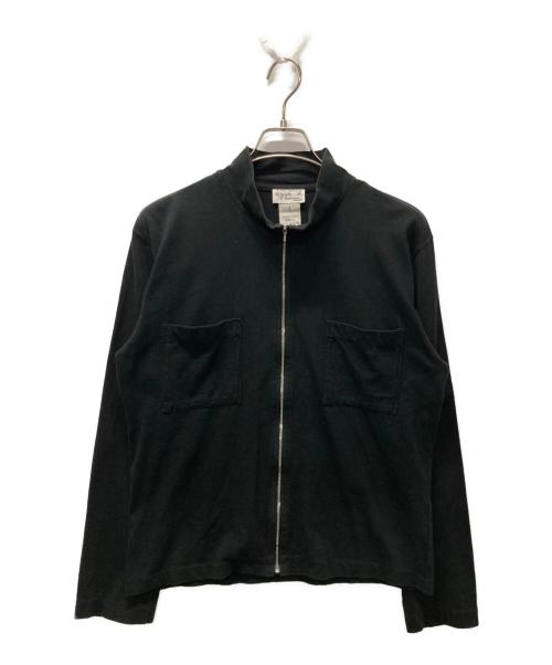 agnes b homme（アニエスベーオム）agnes b homme (アニエスベーオム) 90-00sジップアップカットソー ブラック サイズ:Sの古着・服飾アイテム