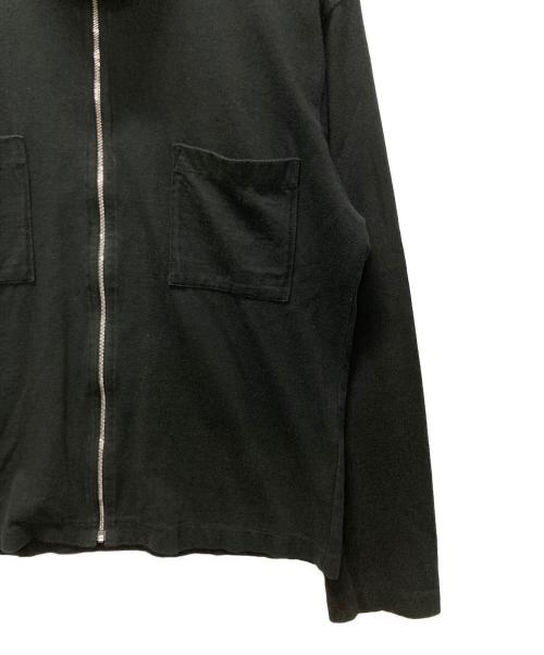 agnes b homme（アニエスベーオム）agnes b homme (アニエスベーオム) 90-00sジップアップカットソー ブラック サイズ:Sの古着・服飾アイテム