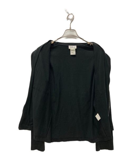 agnes b homme（アニエスベーオム）agnes b homme (アニエスベーオム) 90-00sジップアップカットソー ブラック サイズ:Sの古着・服飾アイテム
