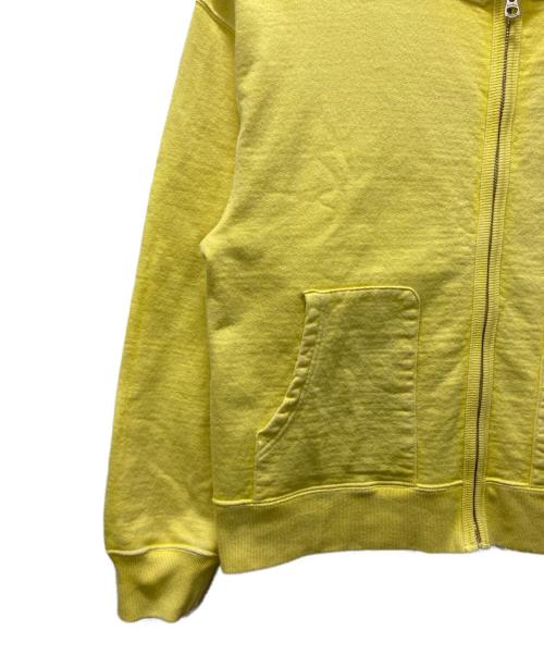 UNISON SPECIAL（ユニゾンスペシャル）Unison Special (ユニゾンスペシャル) クルーネック ZIPスウェット イエロー サイズ:Mの古着・服飾アイテム