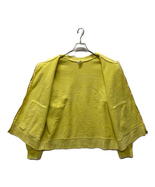 UNISON SPECIAL（ユニゾンスペシャル）Unison Special (ユニゾンスペシャル) クルーネック ZIPスウェット イエロー サイズ:Mの古着・服飾アイテム