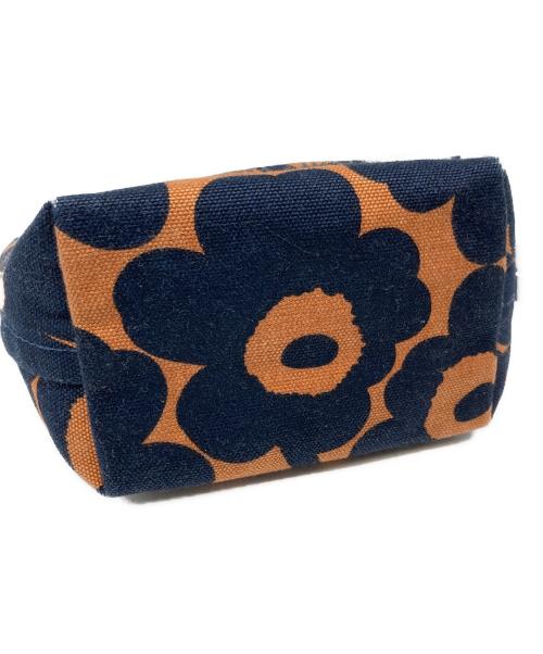 marimekko（マリメッコ）marimekko (マリメッコ) MONO MINI CROSSBODY ブラック×ブラウンの古着・服飾アイテム