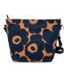 marimekko (マリメッコ) MONO MINI CROSSBODY ブラック×ブラウン：6000円