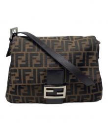 FENDI（フェンディ）の古着「ズッカ マンババケット ショルダーバッグ」｜ブラウン