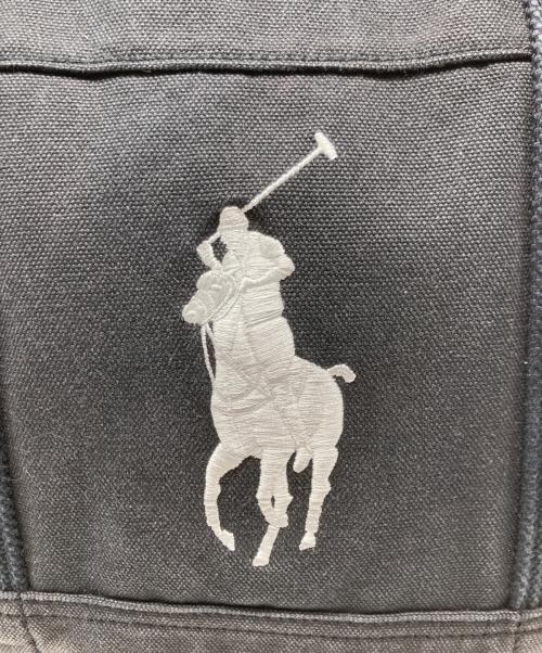 POLO RALPH LAUREN（ポロ・ラルフローレン）POLO RALPH LAUREN (ポロ・ラルフローレン) ポニー刺繍トートバッグ ブラックの古着・服飾アイテム