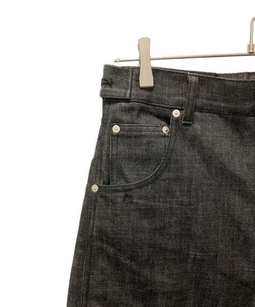9090（9090）9090 (9090) Okayama Crafted Buggy Denim Pants ブラック サイズ:Mの古着・服飾アイテム