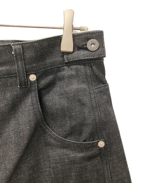 9090（9090）9090 (9090) Okayama Crafted Buggy Denim Pants ブラック サイズ:Mの古着・服飾アイテム