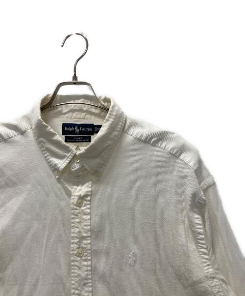 RALPH LAUREN（ラルフローレン）RALPH LAUREN (ラルフローレン) BLAKE コットンレーヨンシャツ ホワイト サイズ:XXLの古着・服飾アイテム