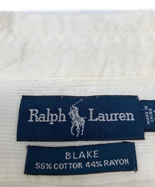 RALPH LAUREN（ラルフローレン）RALPH LAUREN (ラルフローレン) BLAKE コットンレーヨンシャツ ホワイト サイズ:XXLの古着・服飾アイテム