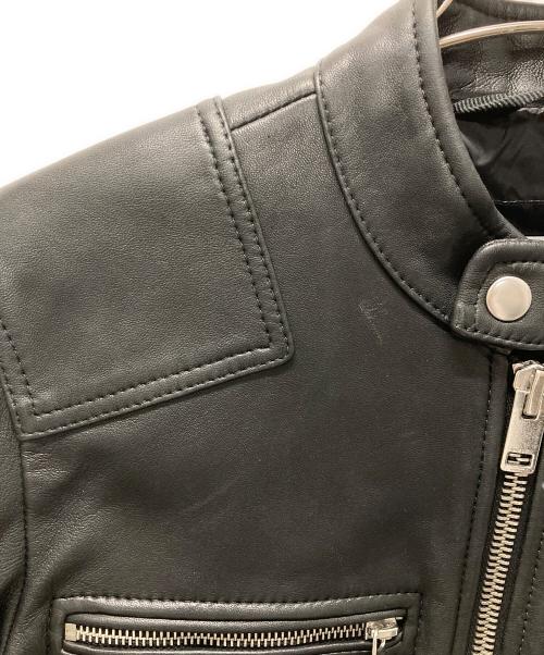 DIESEL（ディーゼル）DIESEL (ディーゼル) L-BOY-R シングルライダースジャケット ブラック サイズ:Mの古着・服飾アイテム