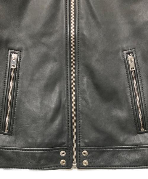 DIESEL（ディーゼル）DIESEL (ディーゼル) L-BOY-R シングルライダースジャケット ブラック サイズ:Mの古着・服飾アイテム