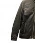 中古・古着 DIESEL (ディーゼル) L-BOY-R シングルライダースジャケット ブラック サイズ:M：28000円
