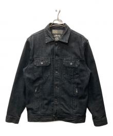 stussy（ステューシー）の古着「Authentic Gear バック刺繍デニムトラッカージャケット」｜インディゴ