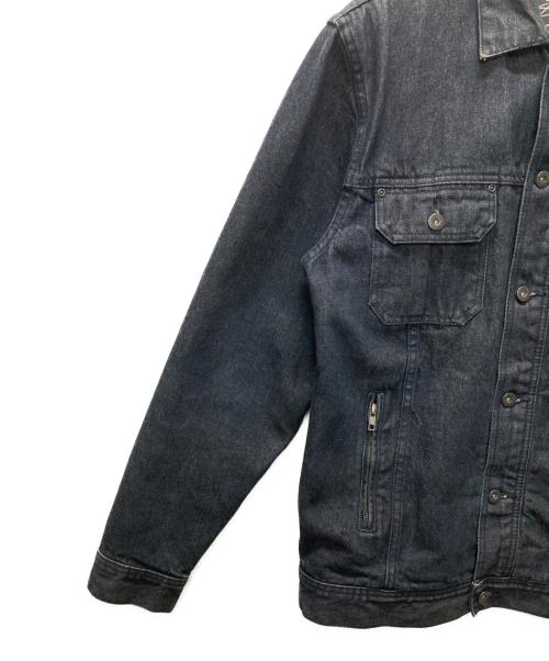 stussy（ステューシー）stussy (ステューシー) Authentic Gear バック刺繍デニムトラッカージャケット インディゴ サイズ:Lの古着・服飾アイテム