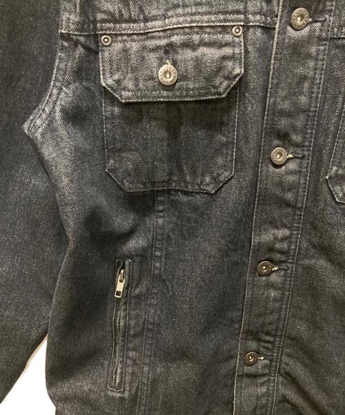 stussy（ステューシー）stussy (ステューシー) Authentic Gear バック刺繍デニムトラッカージャケット インディゴ サイズ:Lの古着・服飾アイテム