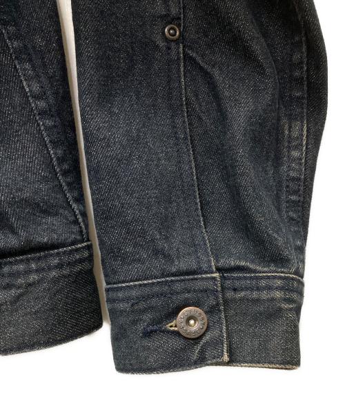 stussy（ステューシー）stussy (ステューシー) Authentic Gear バック刺繍デニムトラッカージャケット インディゴ サイズ:Lの古着・服飾アイテム