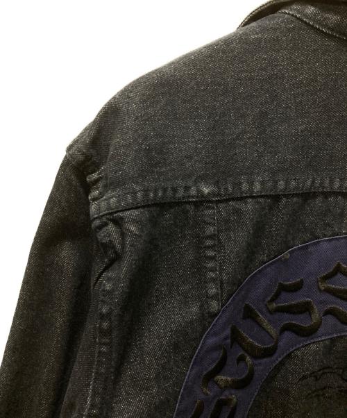 stussy（ステューシー）stussy (ステューシー) Authentic Gear バック刺繍デニムトラッカージャケット インディゴ サイズ:Lの古着・服飾アイテム