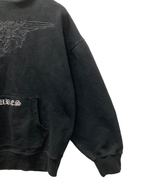 PLEASURES（プレジャーズ）PLEASURES (プレジャーズ) Angel Hoodie ブラック サイズ:XLの古着・服飾アイテム