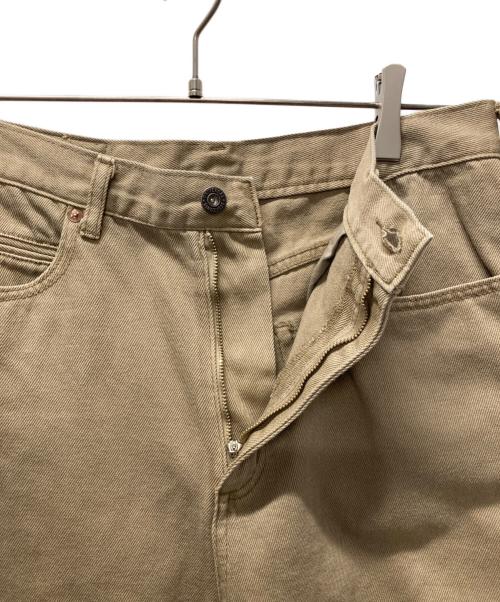 DU JOUR（デュ ジュール）DU JOUR (デュ ジュール) BARREL BAGGY JEAN ベージュ サイズ:38の古着・服飾アイテム