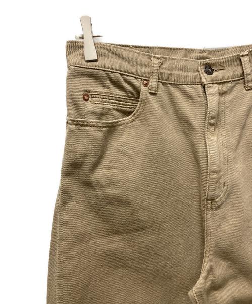 DU JOUR（デュ ジュール）DU JOUR (デュ ジュール) BARREL BAGGY JEAN ベージュ サイズ:38の古着・服飾アイテム