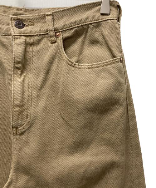 DU JOUR（デュ ジュール）DU JOUR (デュ ジュール) BARREL BAGGY JEAN ベージュ サイズ:38の古着・服飾アイテム