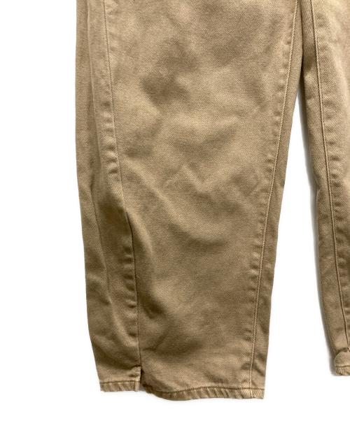DU JOUR（デュ ジュール）DU JOUR (デュ ジュール) BARREL BAGGY JEAN ベージュ サイズ:38の古着・服飾アイテム