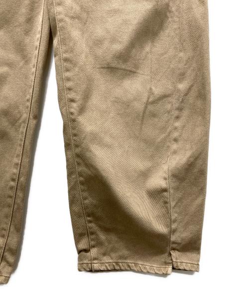 DU JOUR（デュ ジュール）DU JOUR (デュ ジュール) BARREL BAGGY JEAN ベージュ サイズ:38の古着・服飾アイテム