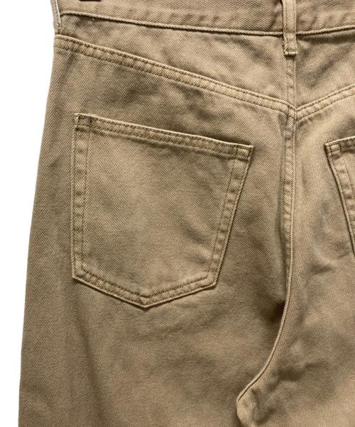 DU JOUR（デュ ジュール）DU JOUR (デュ ジュール) BARREL BAGGY JEAN ベージュ サイズ:38の古着・服飾アイテム