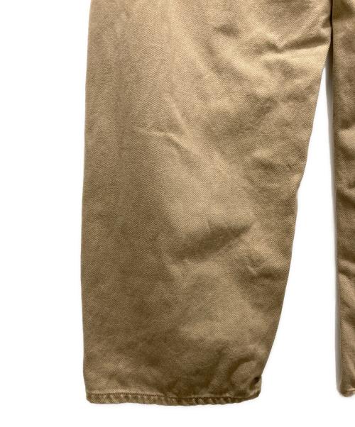 DU JOUR（デュ ジュール）DU JOUR (デュ ジュール) BARREL BAGGY JEAN ベージュ サイズ:38の古着・服飾アイテム