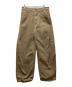 DU JOUR（デュ ジュール）の古着「BARREL BAGGY JEAN」｜ベージュ