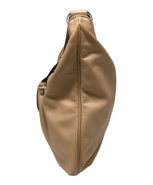 LONGCHAMP（ロンシャン）LONGCHAMP (ロンシャン) ホーボー/ショルダーバッグ ベージュの古着・服飾アイテム