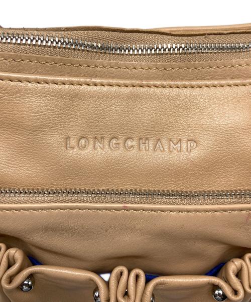 LONGCHAMP（ロンシャン）LONGCHAMP (ロンシャン) ホーボー/ショルダーバッグ ベージュの古着・服飾アイテム