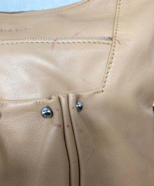 LONGCHAMP（ロンシャン）LONGCHAMP (ロンシャン) ホーボー/ショルダーバッグ ベージュの古着・服飾アイテム