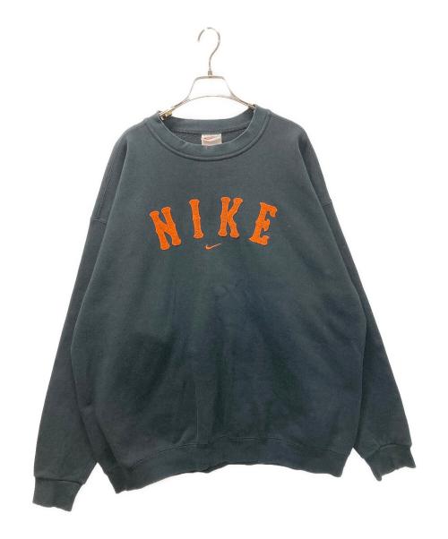 NIKE（ナイキ）NIKE (ナイキ) 90'sワッペンロゴスウェット ブラック サイズ:XLの古着・服飾アイテム