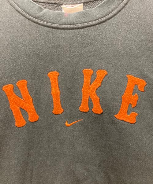 NIKE（ナイキ）NIKE (ナイキ) 90'sワッペンロゴスウェット ブラック サイズ:XLの古着・服飾アイテム