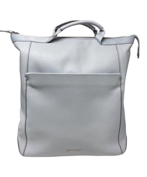 COLE HAAN（コールハーン）COLE HAAN (コールハーン) レザー コンバーチブル バックパック ハロゲン ブルーの古着・服飾アイテム